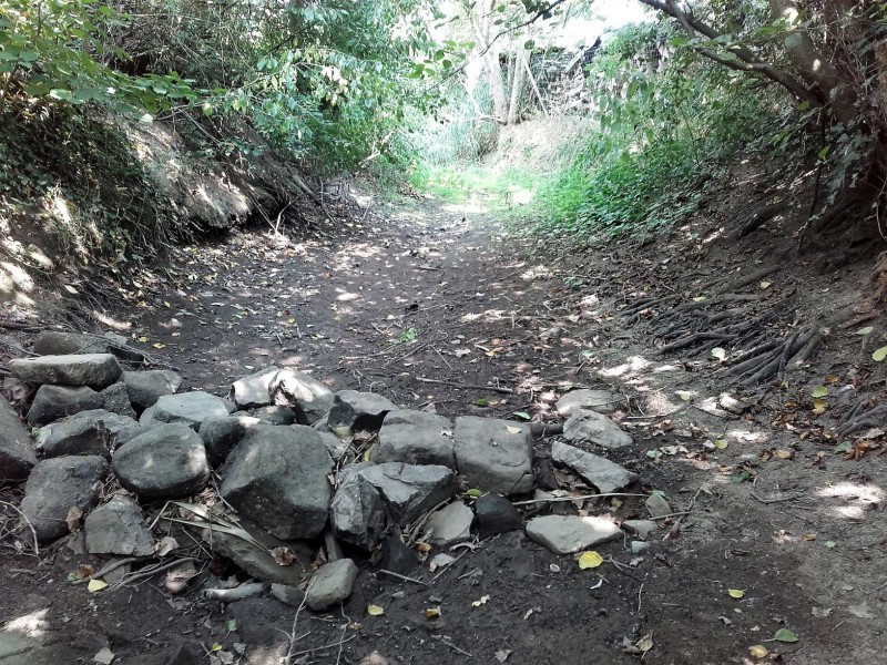 Cours d'eau à sec