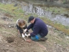 Plantation avec les jeunes du village